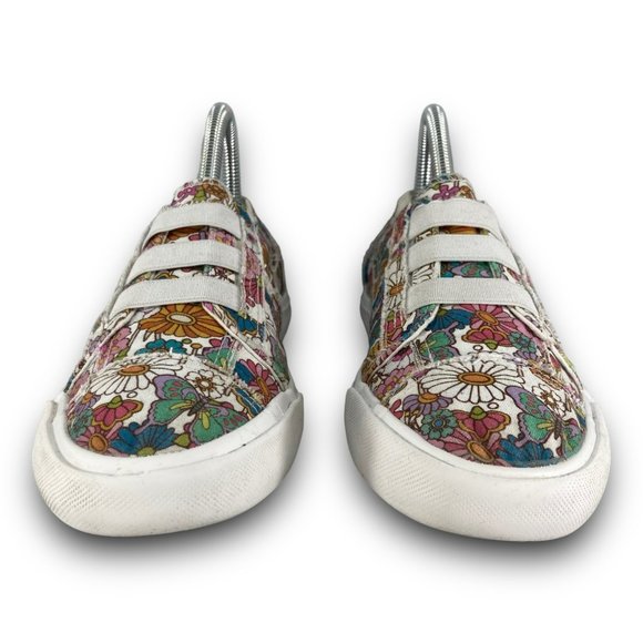 Blowfish Malibu Maura Floral Sneakers ZS001 Slip On Shoes Multicolor Youth 4M - Picture 5 of 9